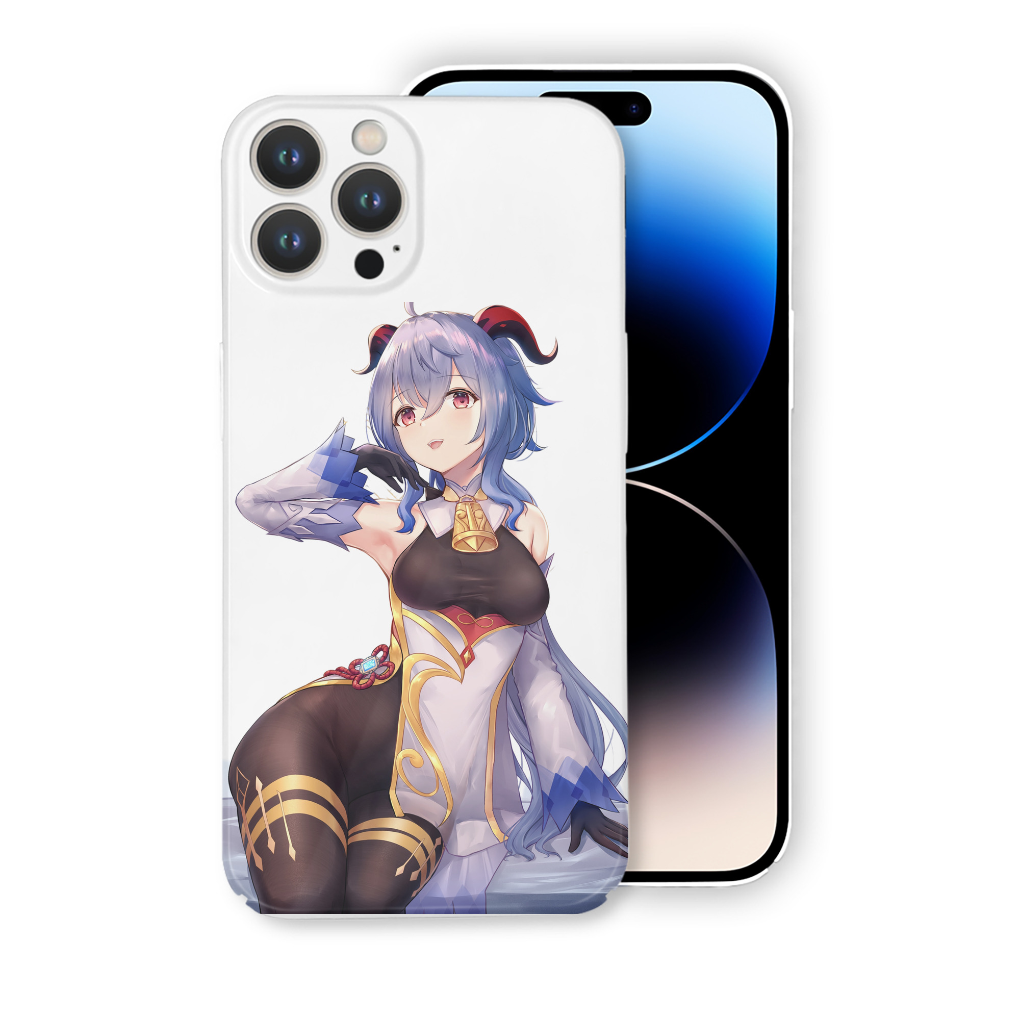 げんし神 甘雨 かんう genshin Ganyu 【iPhone 14シリーズ対応】ハードケース